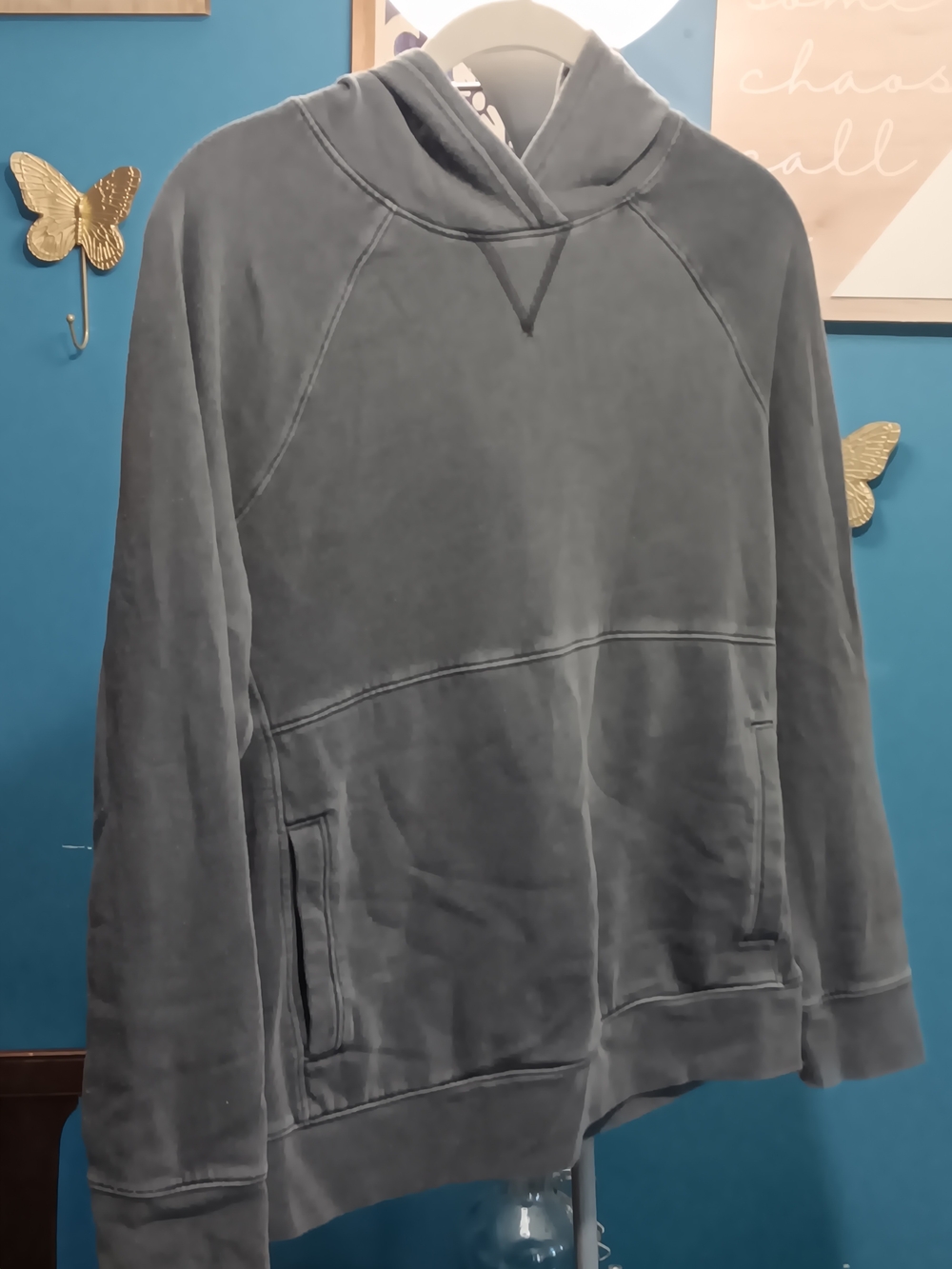 wonder nation Boy's Gray Pullover Hoodie